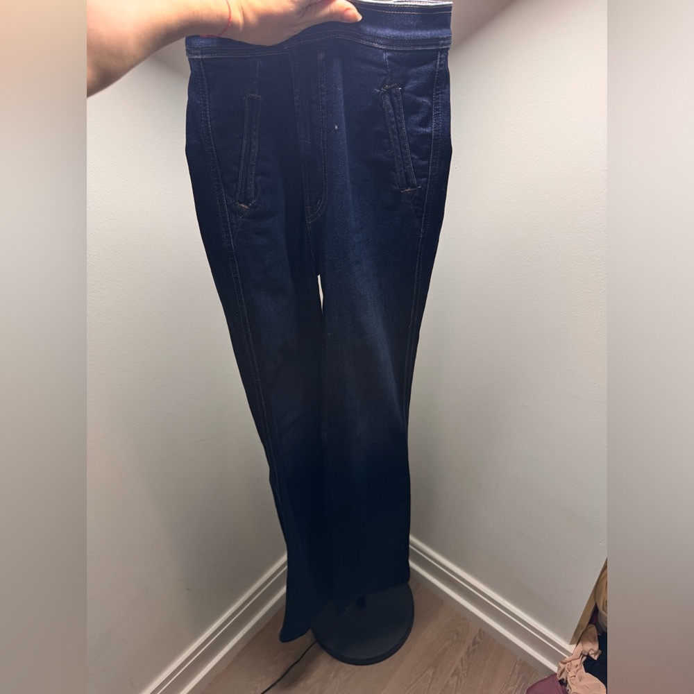 MOTHER Dark Blue Flare Jeans